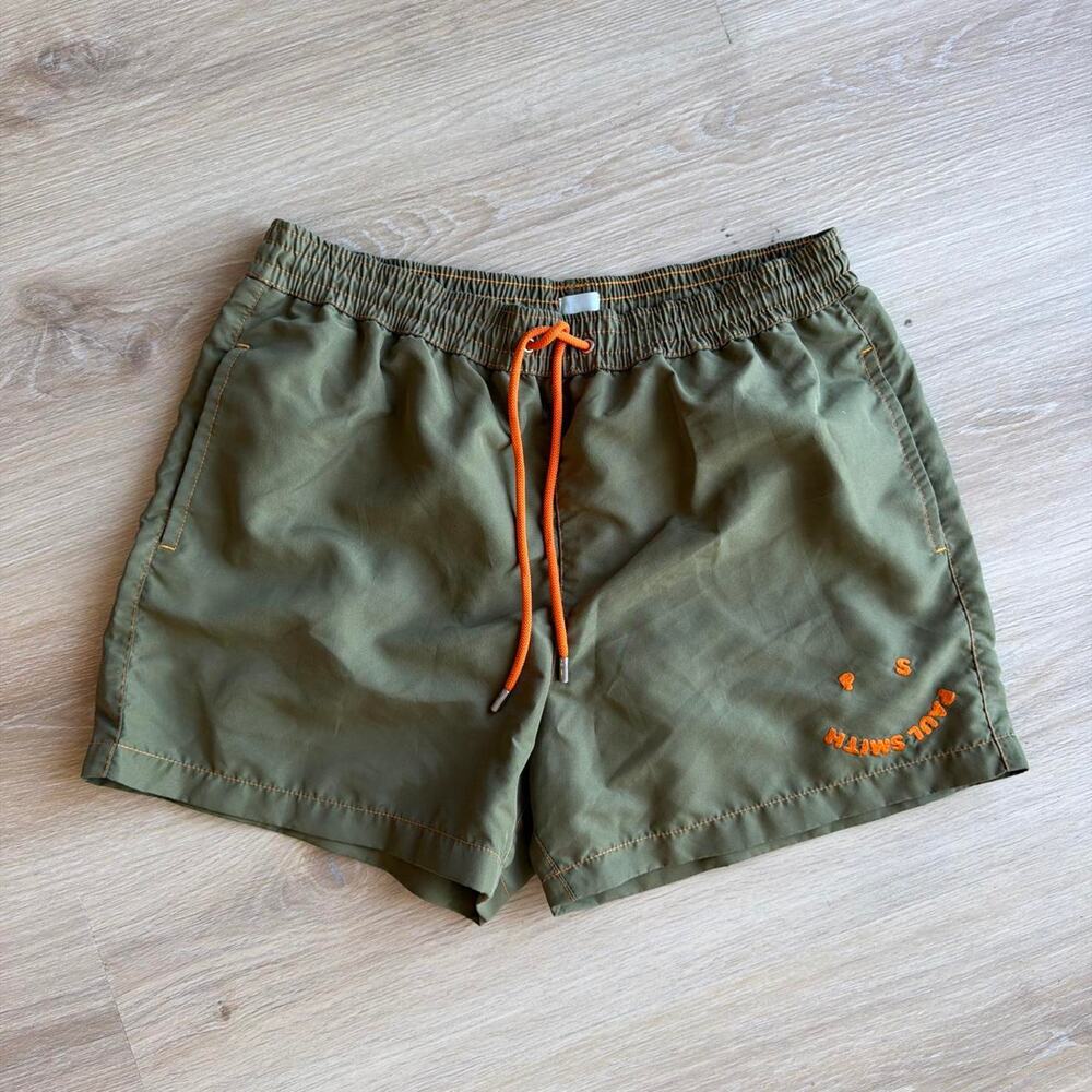 Paul smith olive green swim